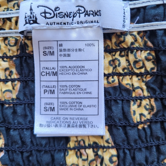 Disney Parks Exclusive Leopard Mickey Tube Dress, VGUC, Size S - Picture 7 of 7